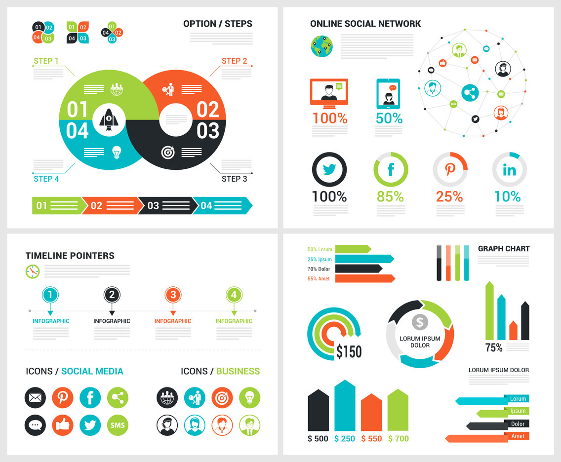 Business Infographic Design Vector Elements
