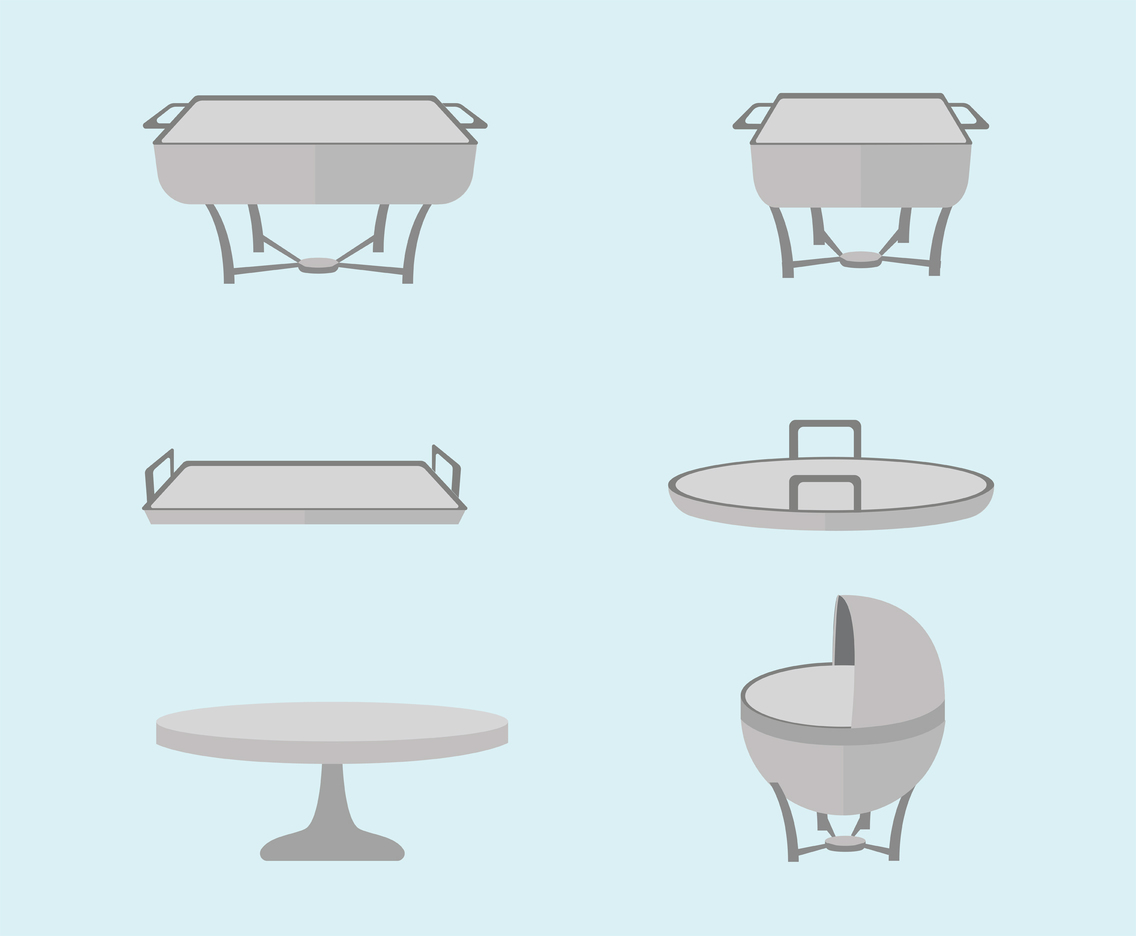 Catering Vessels Vector Pack
