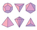 Purple Gems Vectors