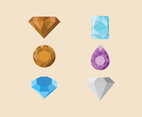 Various Diamonds Vector