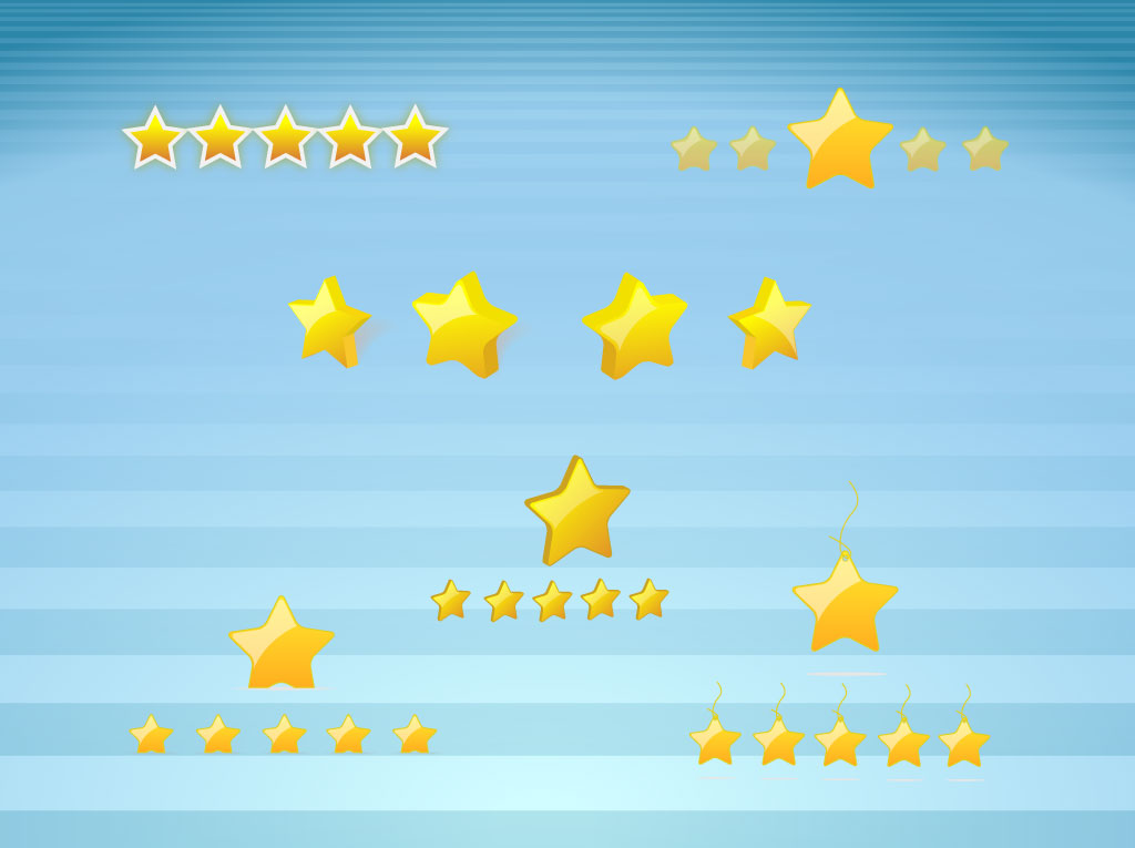Gold Star Icons