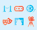 Theatre Element Collection Vector