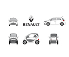 Outline Renault Car