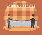Free Catering Service Illustration