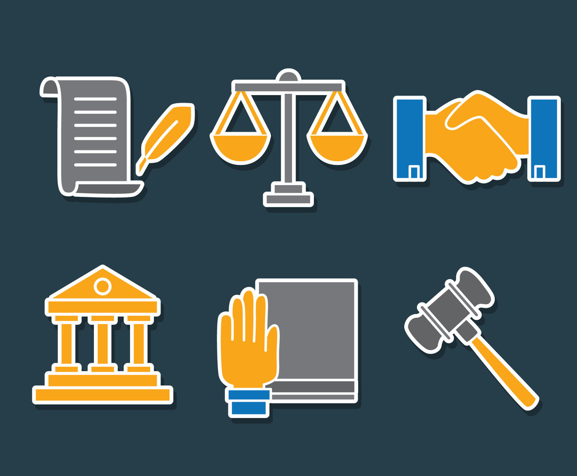 Lawyer Element Collecion Vector