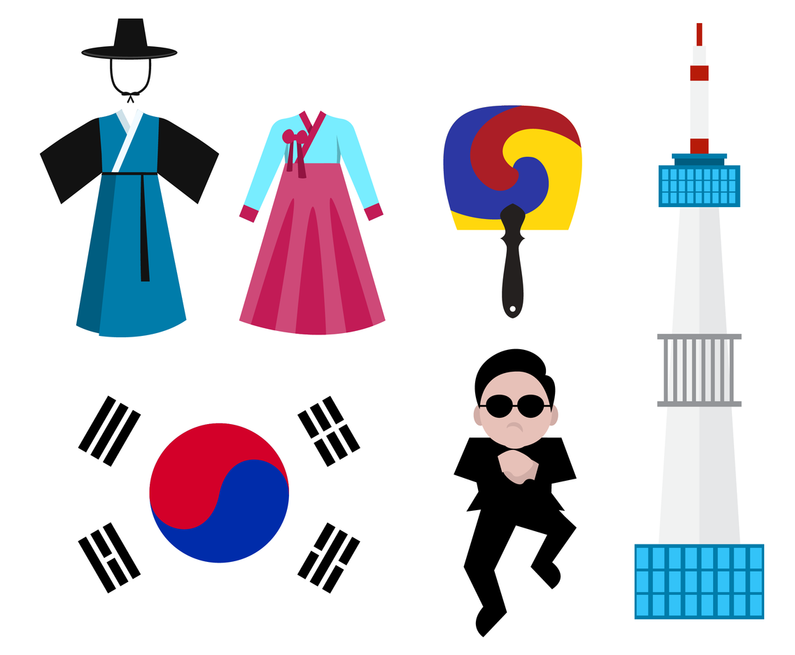 Free South Korea Iconic Vector Vector Art And Graphics