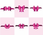 Pink Ribbon Silk Vector