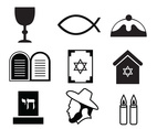Jewish Symbols Vector Pack
