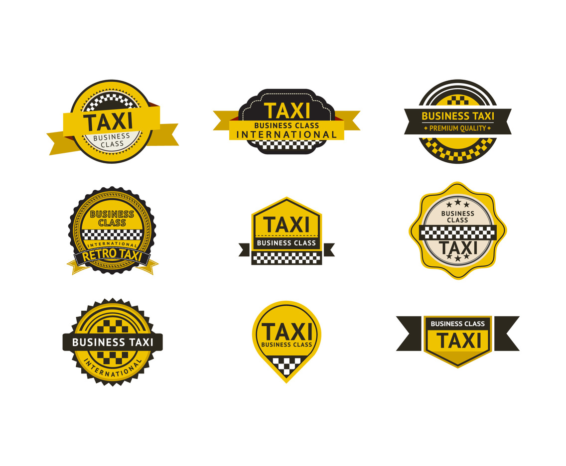 Business label taxi