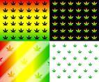 Cannabis Background Set