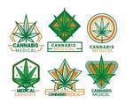 Cannabis vector set