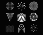 Abstract Particles Icon Vector