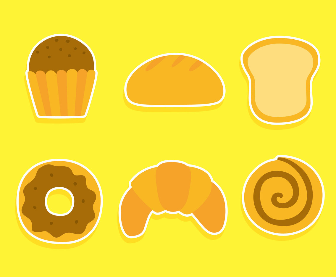 Nice Variation Bread Collection Vector