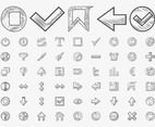 Hand Drawn Icons Vector