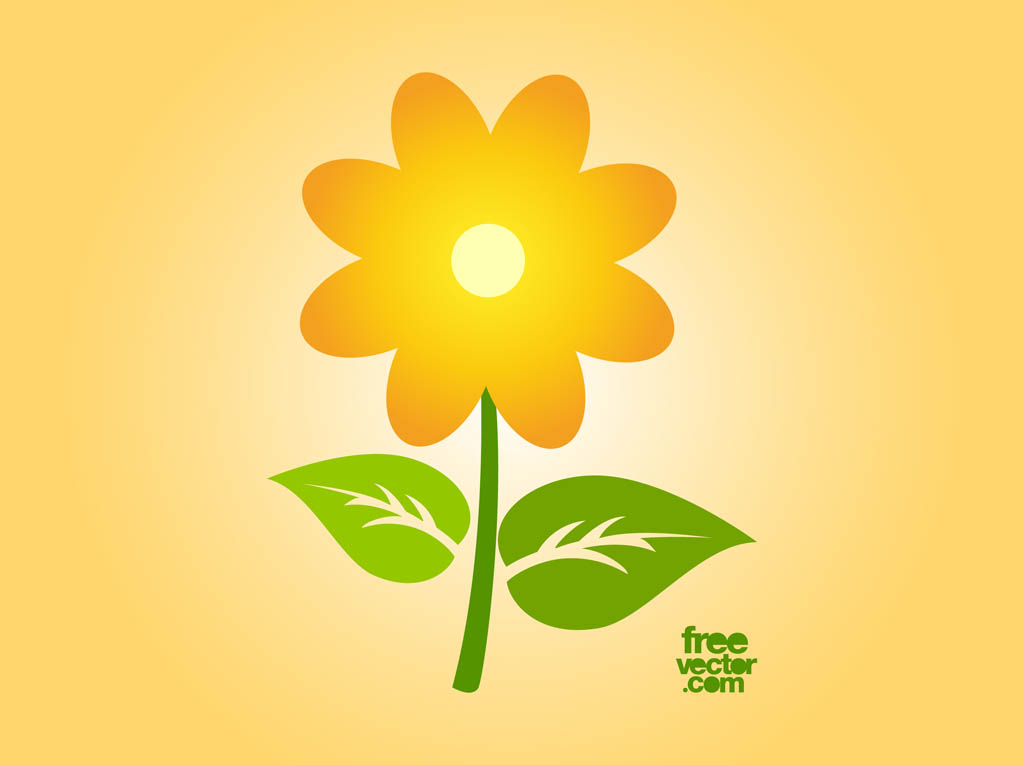 Vector Sunflower Icon