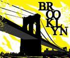 Brooklyn Bridge Illustration Vector