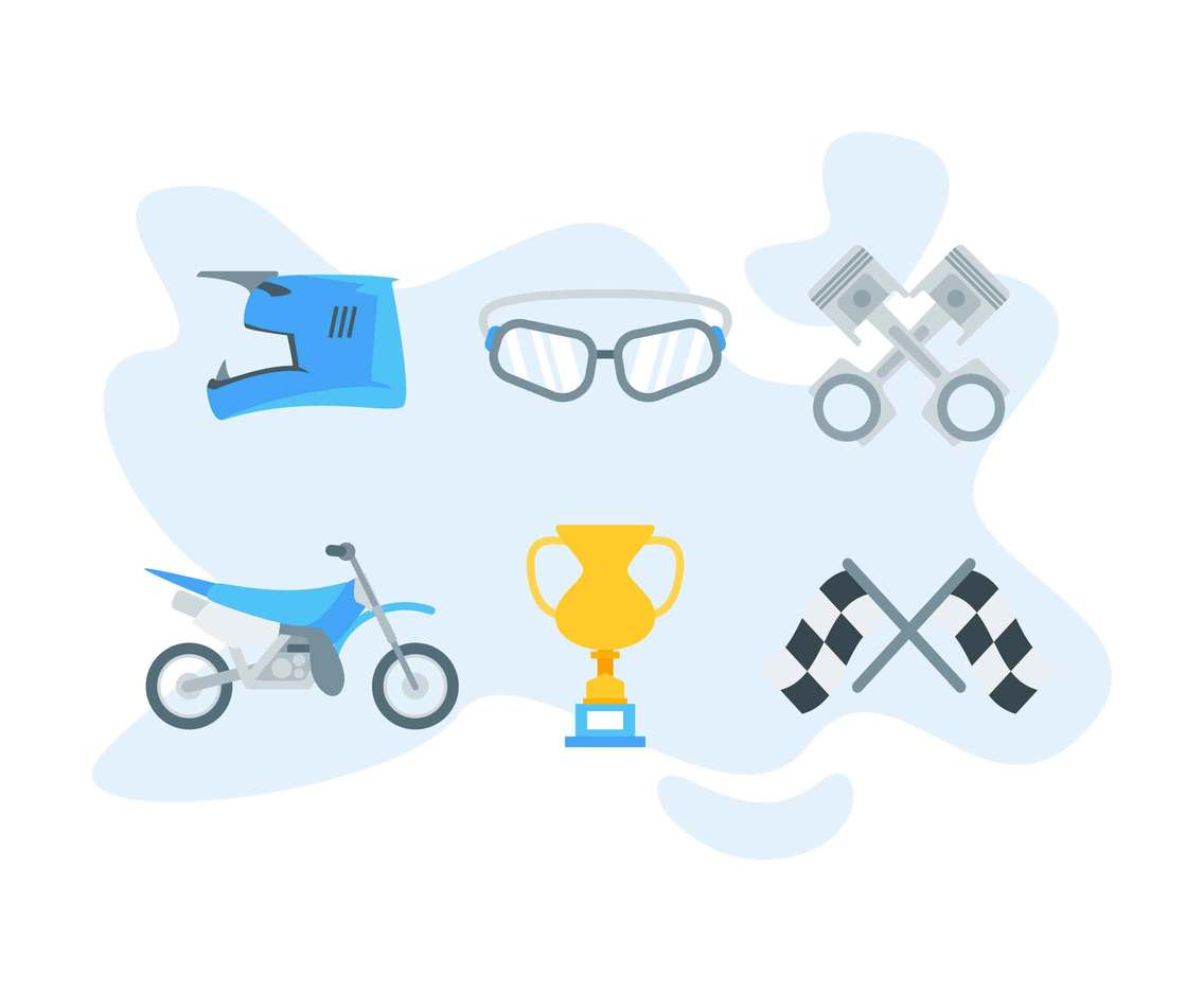 Free Outstanding Motocross Vectors