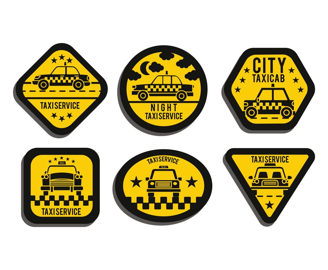 Taxi vector set