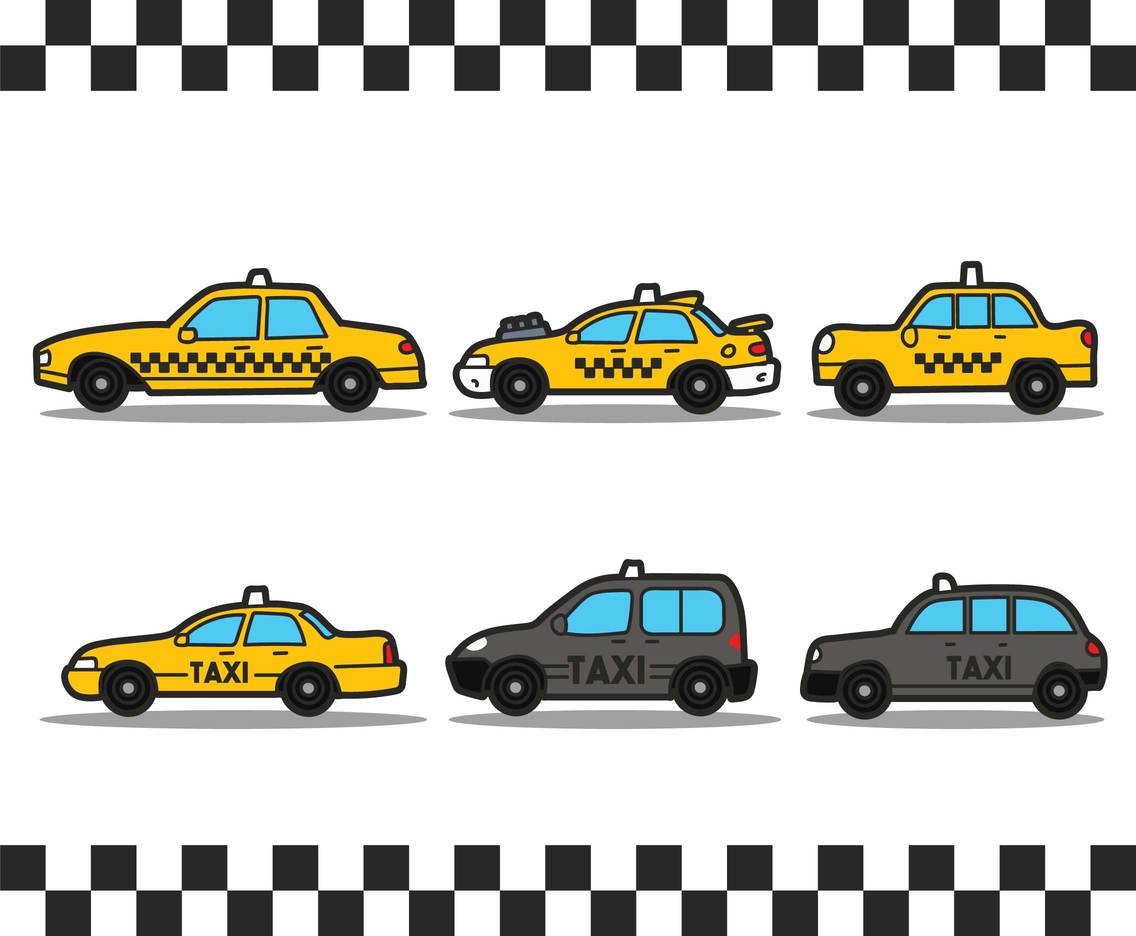 Taxi vector set