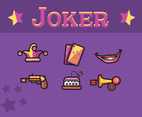 Joker Vector Purple Background