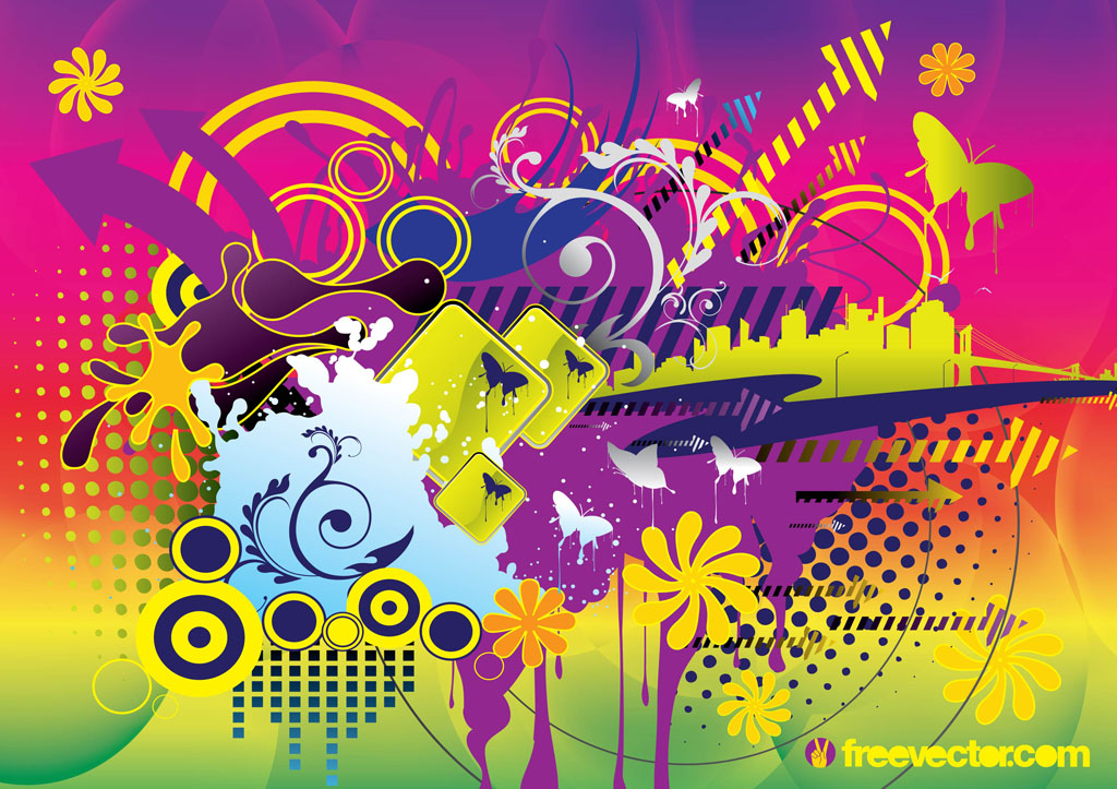 Colorful Summer Vector