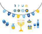Hanukkah Icon Set