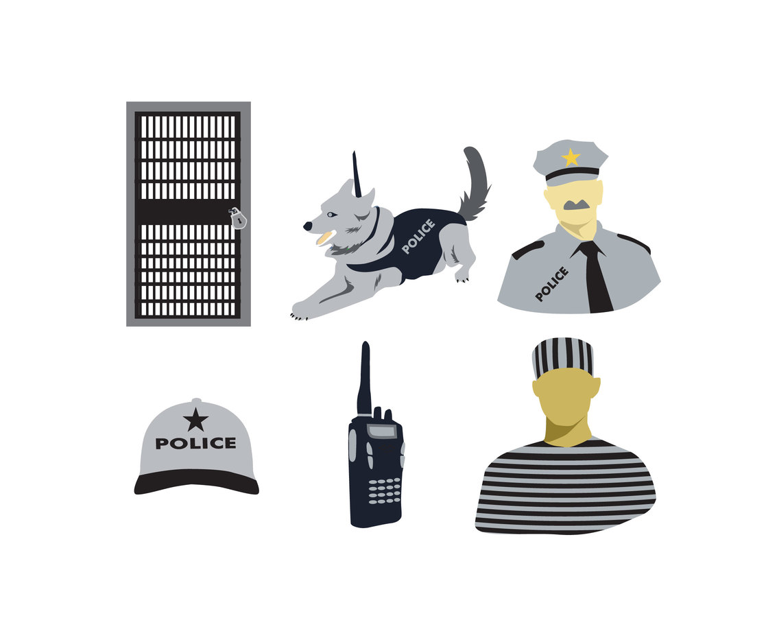 The Police Station Vector