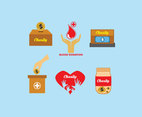 Charity Icons Vector