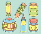 Variation Glue Collection Vector