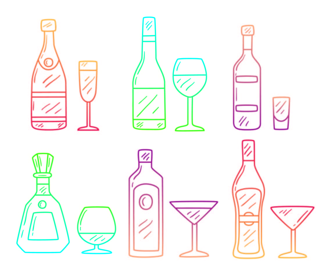 Sketch Vodka Collection Vector