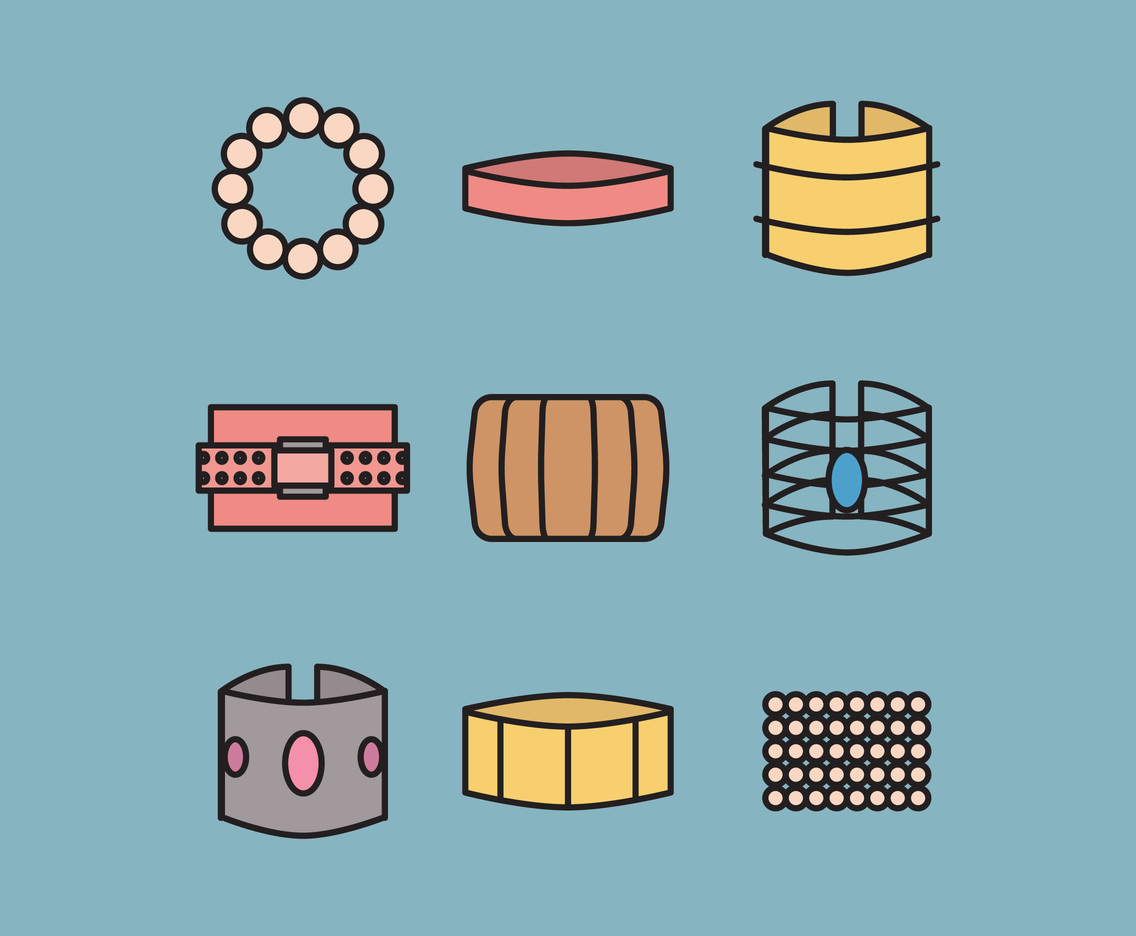Outlined Bracelets