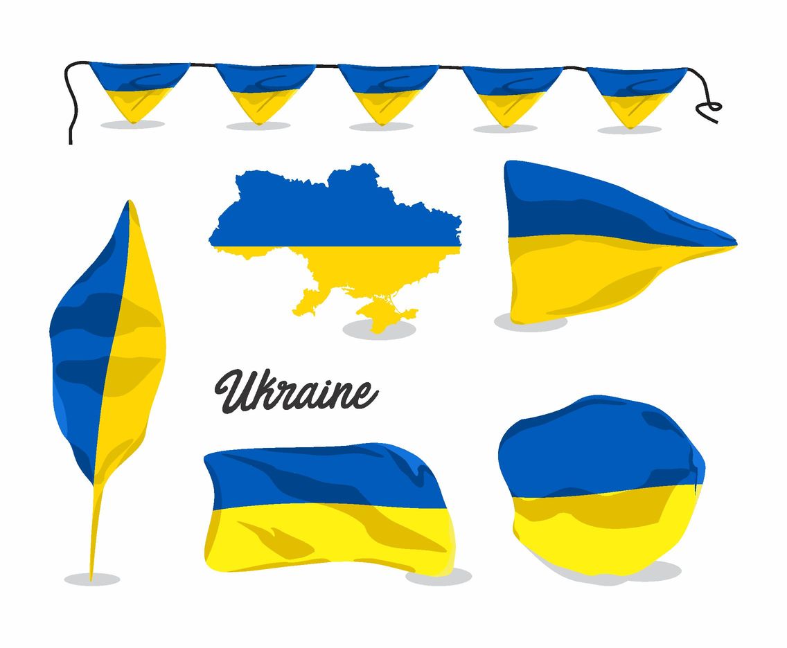 Ukraine Flag Vector Pack