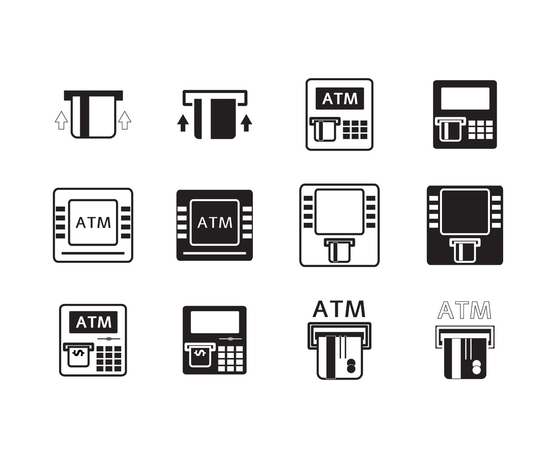 ATM icon vectors 