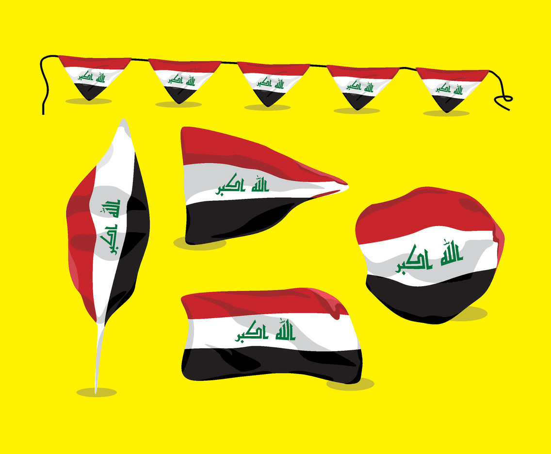 Iraq Flag Vector Pack