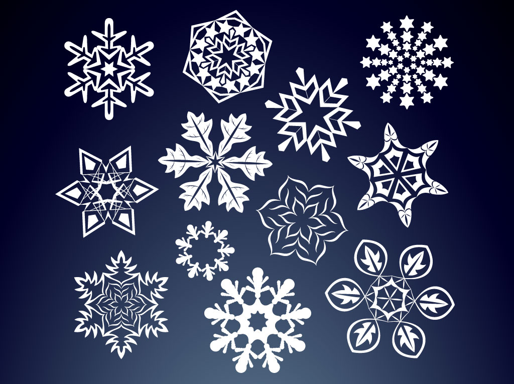 Floral Snow Flakes