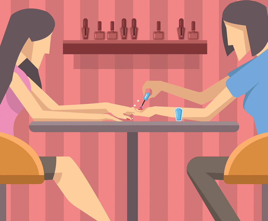 Manicure Illustration Vector