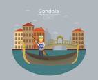 Free Gondola Illustration