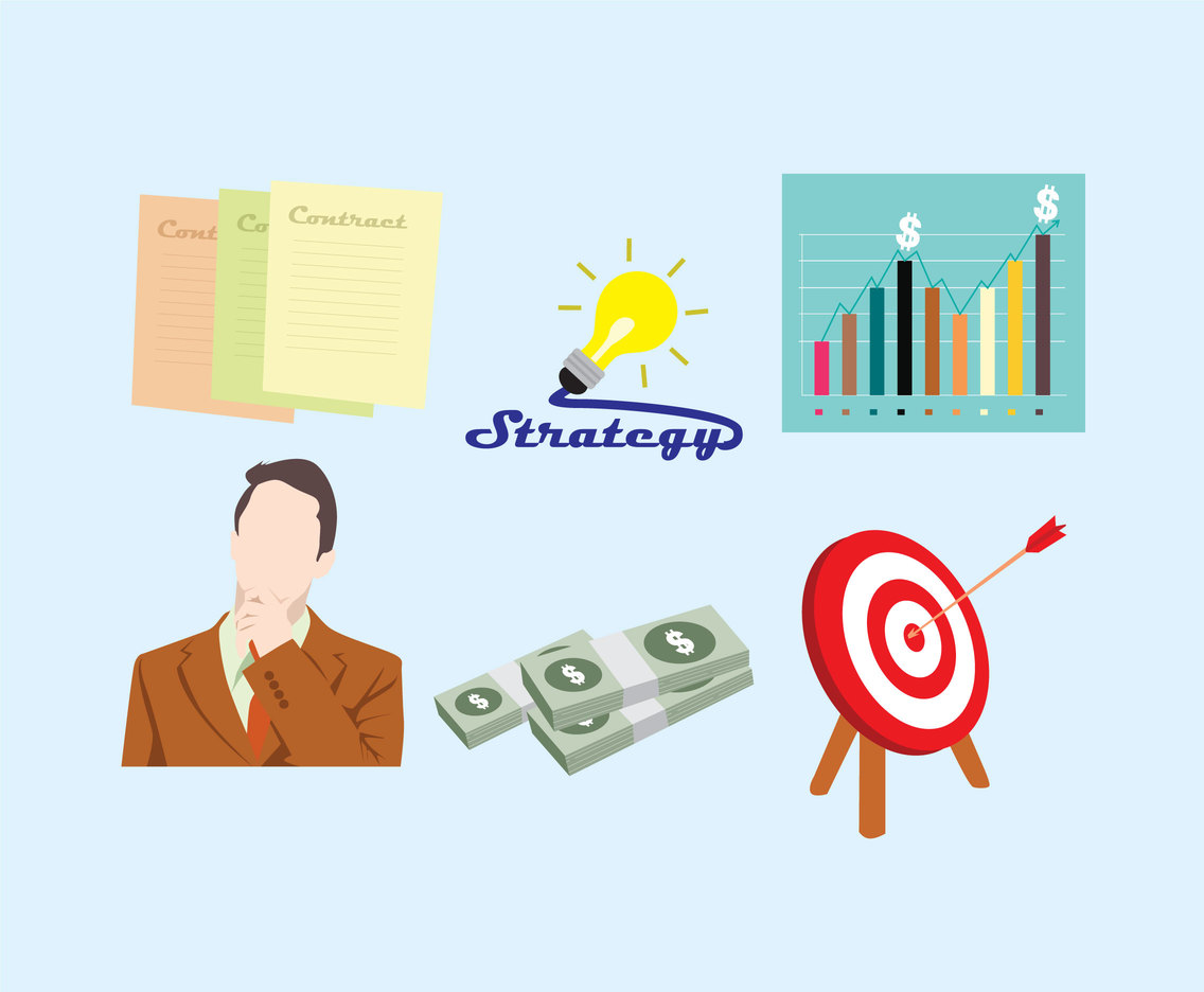 Profit & Business Strategy Vector
