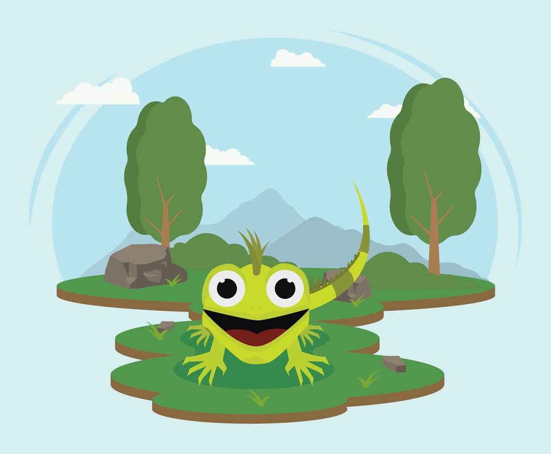 Free Iguana Illustration