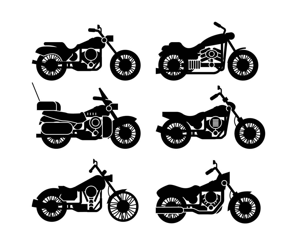 Harley vector set
