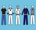 Sailor vector set
