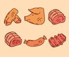 Hand Drawn Pork Vector
