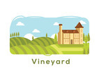 Vineyard Illustration Vector