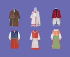 Traditional Clothing of Poland Vector