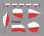 Poland's Flag Vector Pack