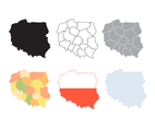 Isolated Poland Map Vector