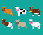 Illustration Cattle Set