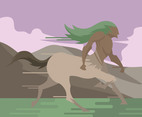 Centaur Running Vector