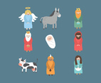 Cute Doodles Of Bethlehem Characters