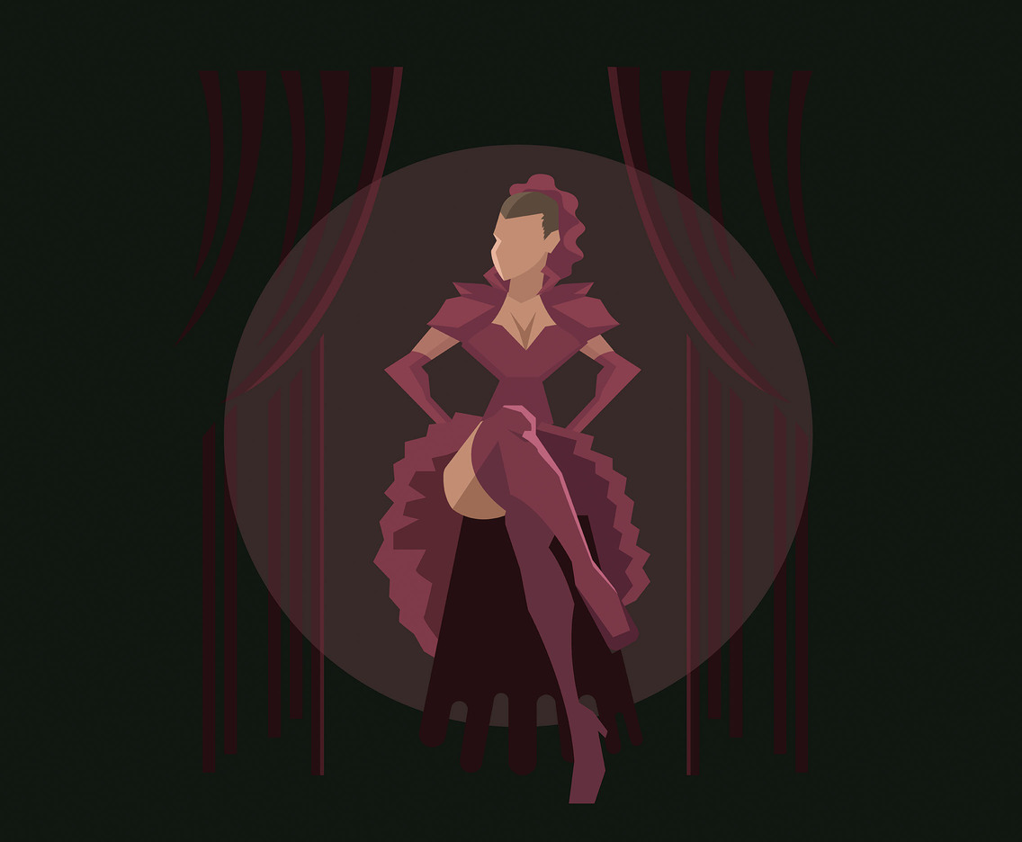Burlesque Entertainment Vector